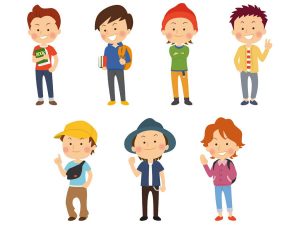 若者のイラスト